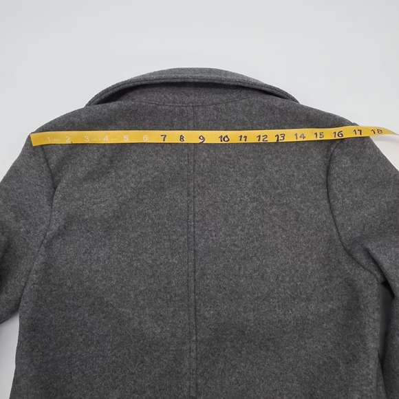 Love Tree Elegant Coat, In Charcoal, Size M, 2 Slit Pockets, (Soft) lightweight - Picture 7 of 8